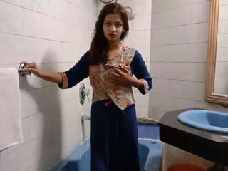 Desi Gf in bathroom bf recorded whole story