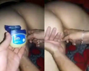 Paki prostitute anal fucking by young boy with Vaseline