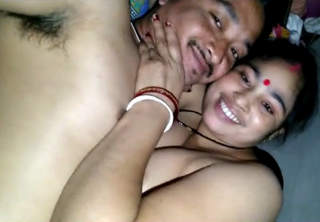 Desi Couple Happy At Night