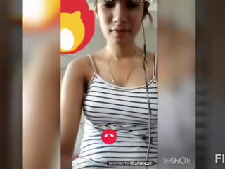 Bangladeshi military officer fingering for her bf in video call 2