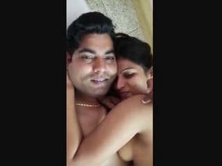 Sexy pune couple kissing