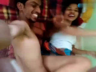 Desi Young Couple Enjoying Vdo