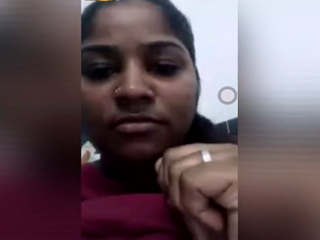 Horny Tamil Gf On Video Call Dick Raising Expressions