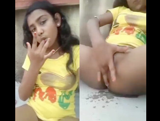 Horny Desi girl fingering her hot pussy