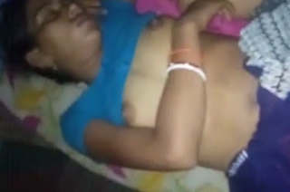 Sleeping bhabhi nude captured by husband