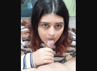 Beautiful And Sexy Desi Girlfriend Licking Cock and Hardcore Blowjob