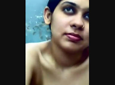 horny colg gal manjula recorded nude & pussy fondled by professor