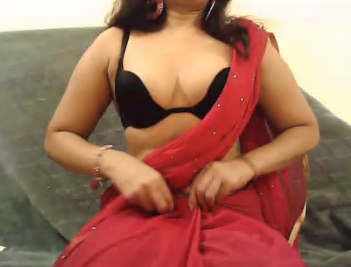 hot bhabhi in pink saree erotic cleavage show
