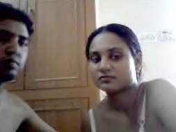 Indian bhabhi on cam with hubby naked