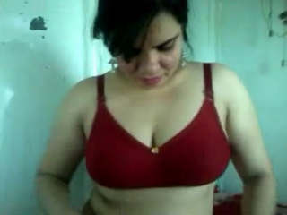 radha bhabhi in red bra with Dirty Hindi Talk