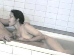 indian wife bj in bath tub