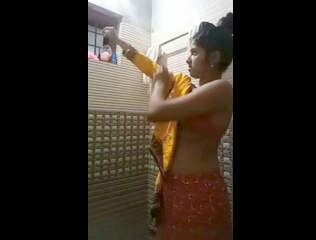 Indian Young Bhabhi Taking bath part 1