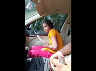 Desi Randi got fucked inside car