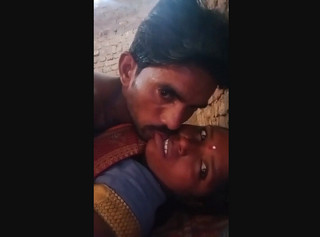 Village couple having sex
