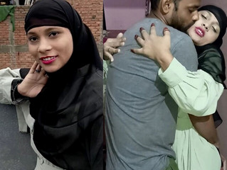Desi Hijabi Girl got Fucked by Desi Boy in Stairs