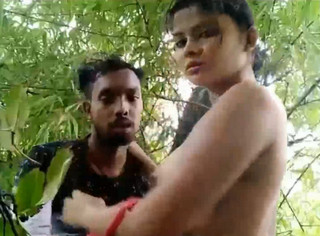 Lovers Fucking In Jungle